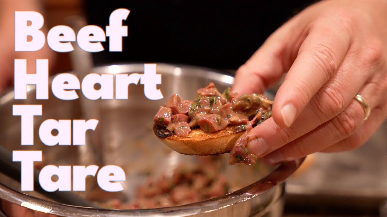 Beef Heart Tartare It's all in the heart 🖤 YouTube