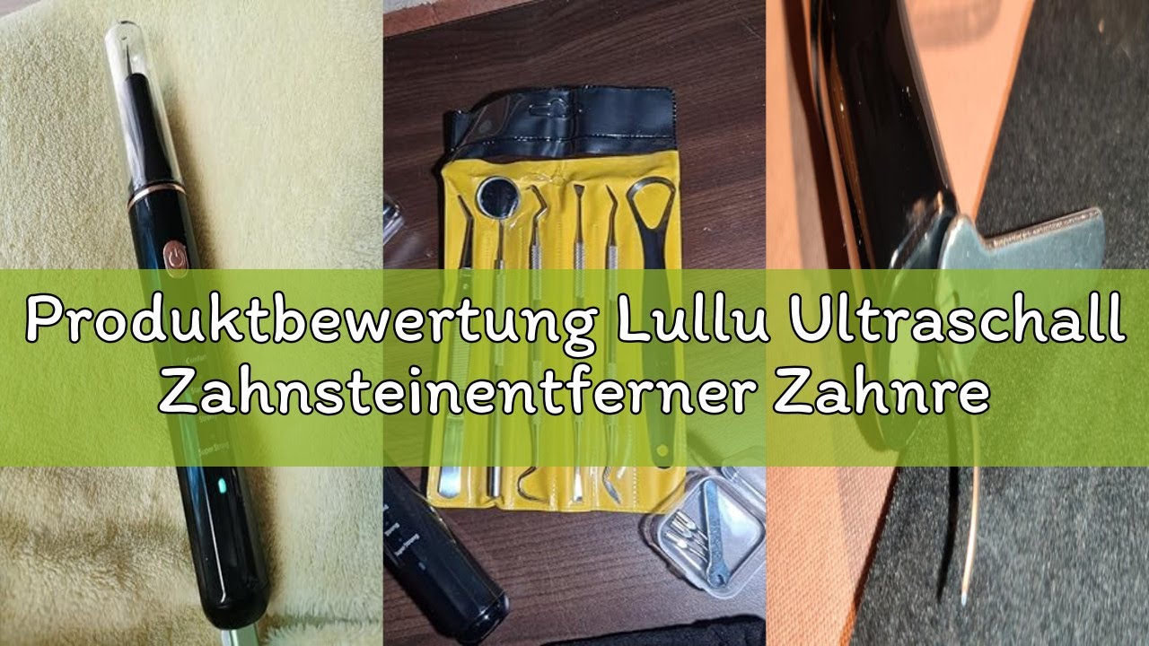 Produktbewertung Lullu Ultraschall Zahnsteinentferner Zahnreinigung für Hund, 14 Teiliges Set Zahnbü