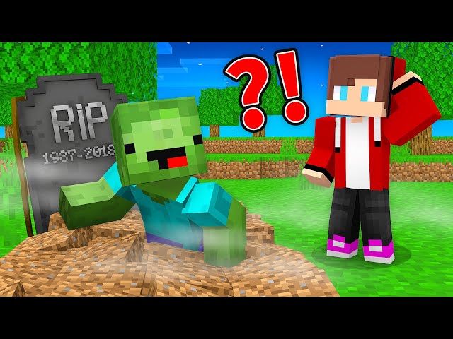 Mikey Died And Became A ZOMBIE in Minecraft - Maizen - YouTube