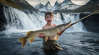 Survival Skills: Solo Bushcraft Camping in the Lapland Mountains screenshot 5