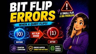 Lecture 16# Bit Flip Errors Explained | Quantum Computing for Beginners