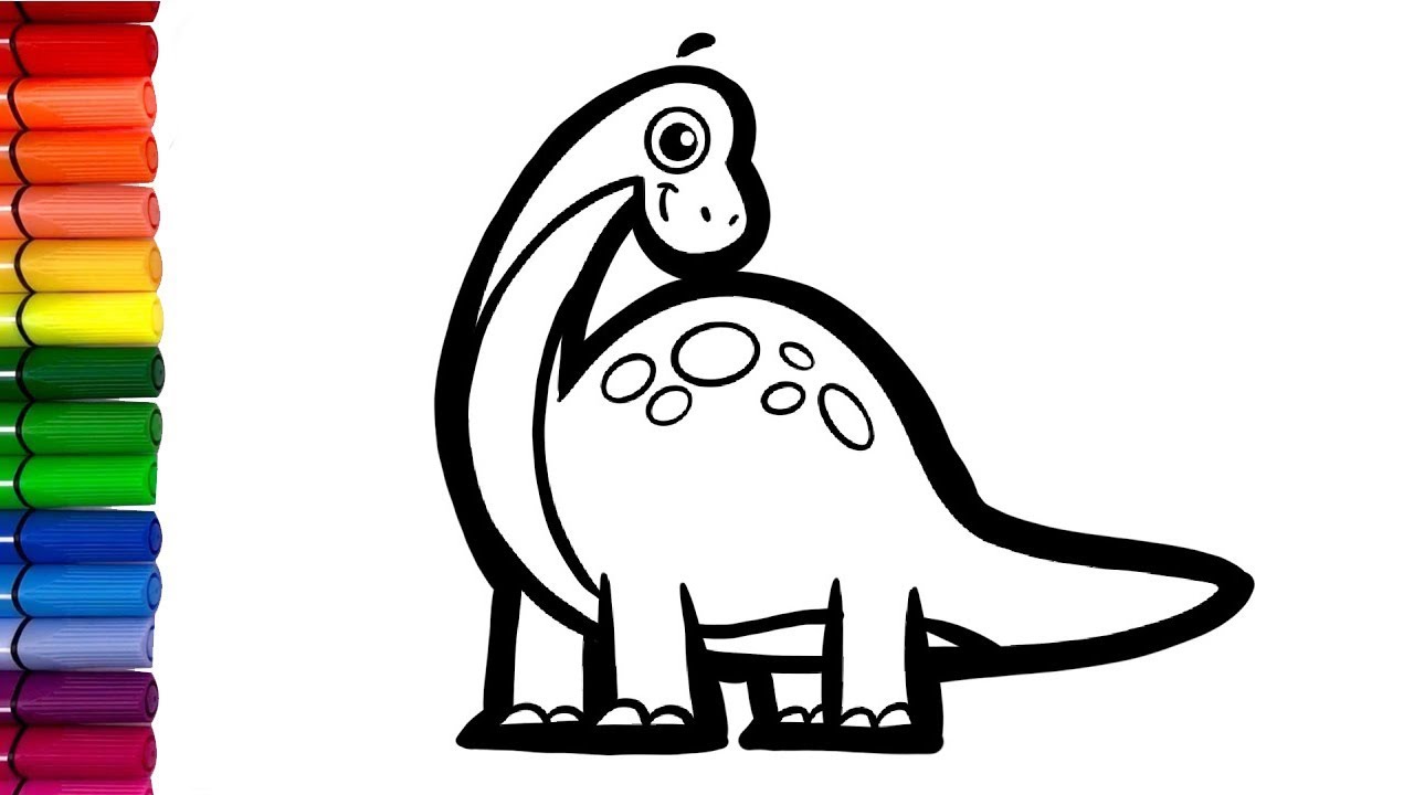 How to draw a Dinosaur (Apatosaurus)