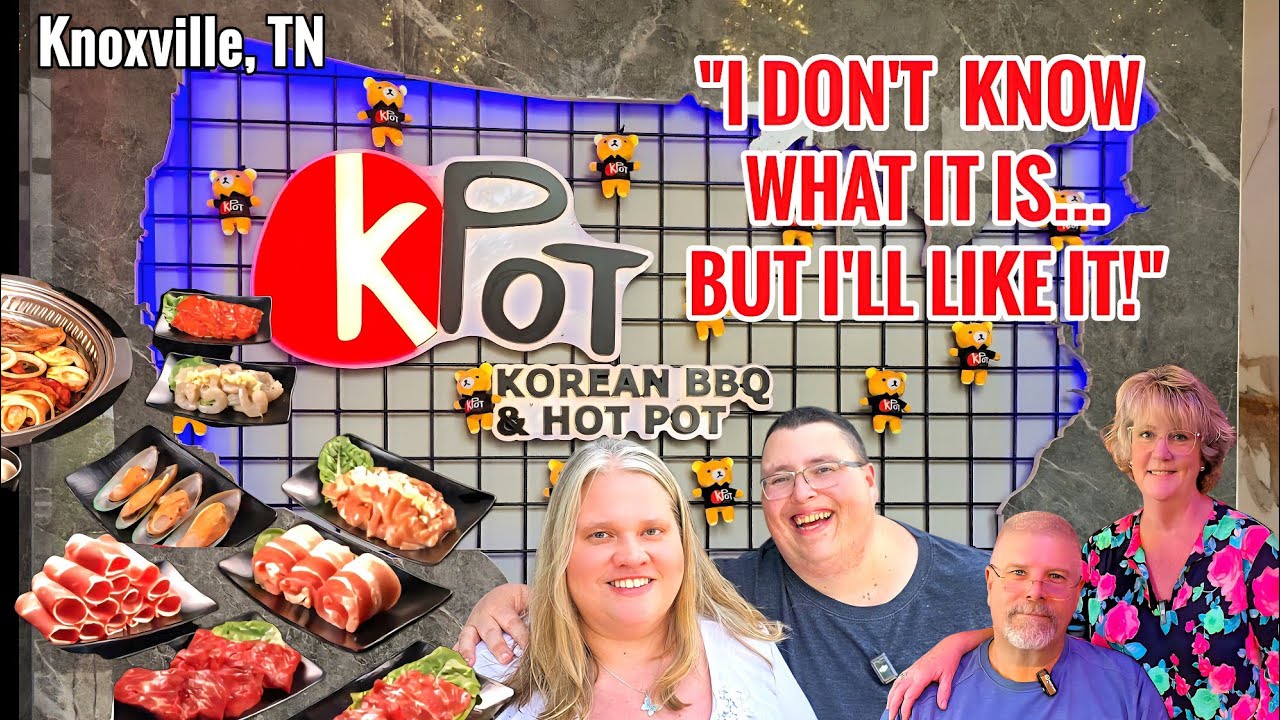 NEW KPOT Korean BBQ & Hot Pot with Rich and Jen in Knoxville! Faith food and chaos?