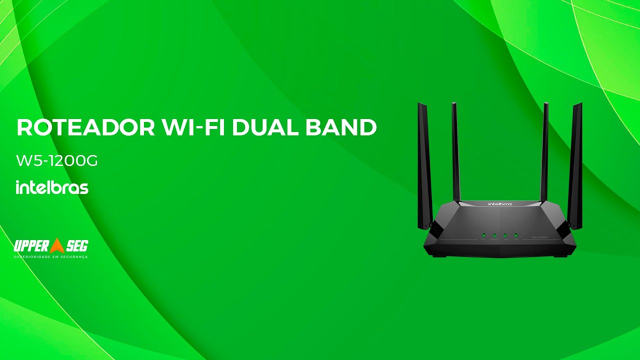 Roteador wireless W5-1200G 4 portas, Dual Band, Wi-Force, 4750095