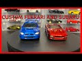 Custom Ferrari and Subaru