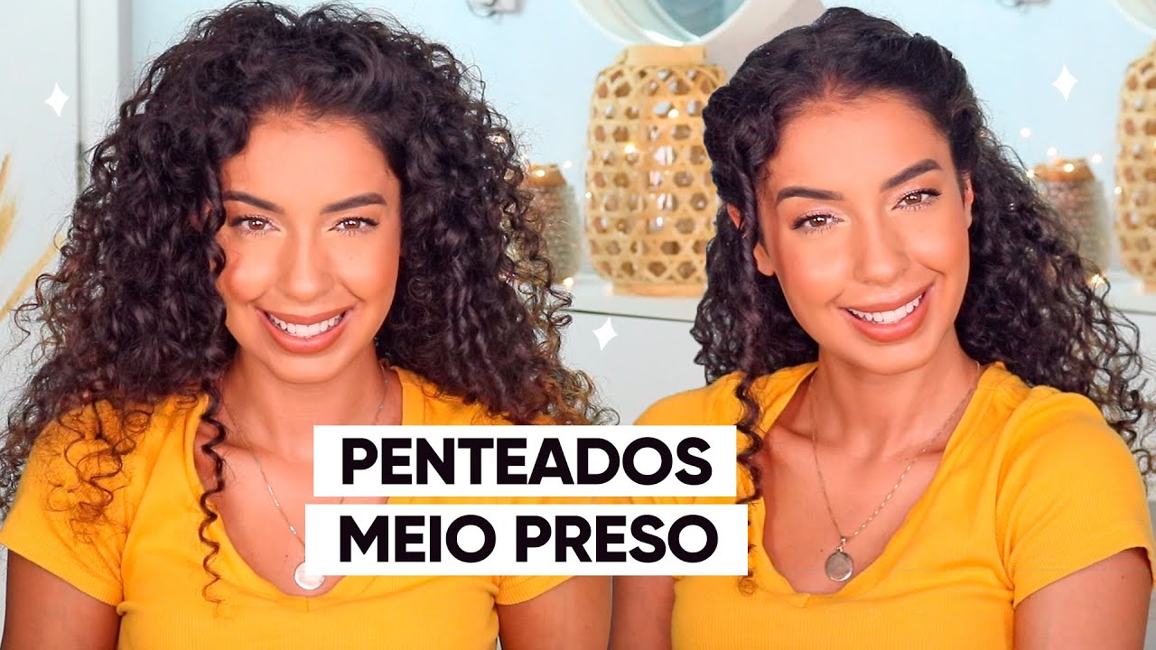 4 PENTEADOS FACEIS PRO DIA DIA - CABELOS CACHEADOS  | JULIANA LOUISE