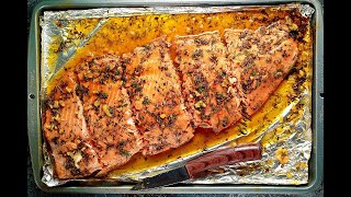 HONEY GARLIC BUTTER SALMON