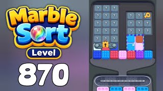 Marble Sort Very Hard Level 870 Walkthrough