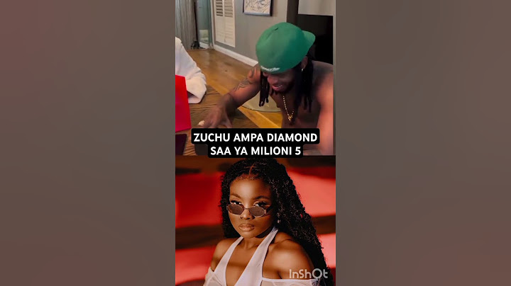ZUCHU AMPA ZAWADI DIAMOND YA MAMILIONI