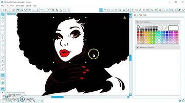 How to recolor a trace in Silhouette Studio