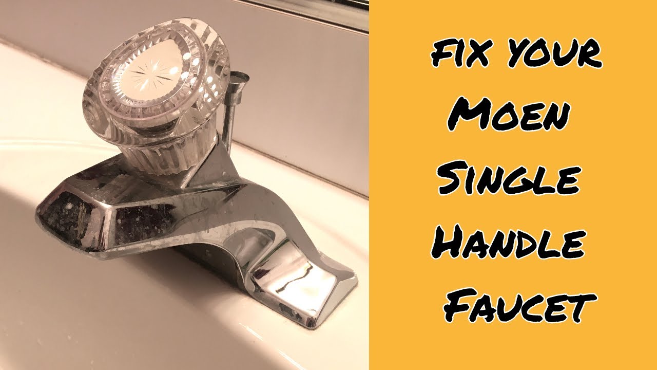 moen bathroom sink faucet handle repair