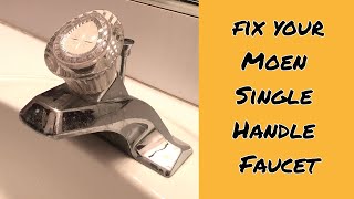 How to fix Moen Singlehandle faucets