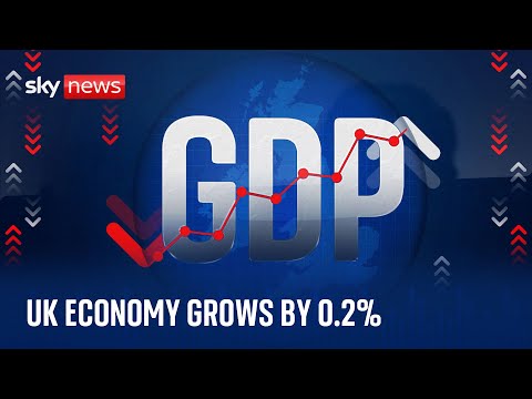 UK economy grows by 0.2%, ONS figures show