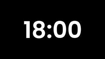 18 Minute TIMER ⏲️ | Countdown with Alarm