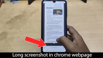 How to take full page screenshot in chrome android
