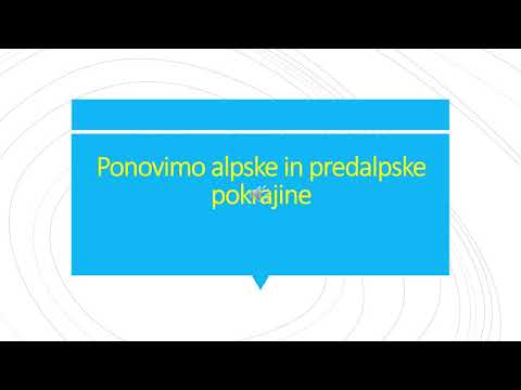 Video: Dialog V Ozadju Alpske Pokrajine