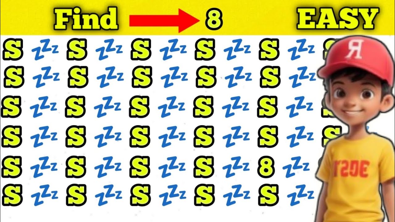 🕵️‍♂️ Find the Hidden Number – Let’s See How Smart You Still Are!