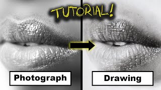 How to Draw Hyper Realistic Lips! EASY Step-by-Step