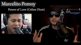 Vocal Reaction to Marcelito Pomoy - Power of Love (Celine Dion)