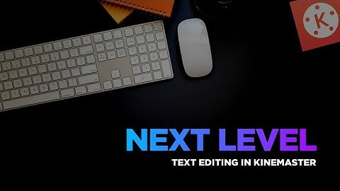 Next level title effect in kinemaster || title editing tricks || tech support