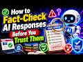 How to Fact Check AI Responses Before You Trust Them