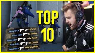 Not just BAITS! - NiKo's Top 10 career plays RANKED BY HIM!