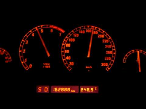 HD: Acceleration Beschleunigung BMW 850 i A V12 E31 0-250 km/h (4 speed) 300HP 850i