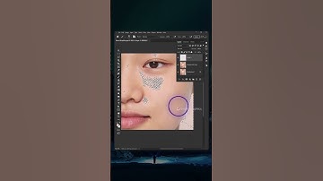 Photoshop short tutorial to removing oily skin
