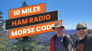 Ham Radio and Peak Bagging Combo - Summits on the Air on O'Leary Peak