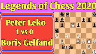 Peter Leko vs Boris Gelfand || Legends of Chess, 2020 #chess #chessgame #chessmate