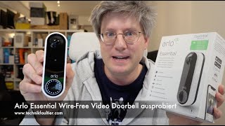 Arlo Essential Wire-Free Video Doorbell ausprobiert