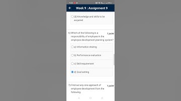 Week 9// Training and Development //NPTEL Assignment Solution 2022 _ Home classes
