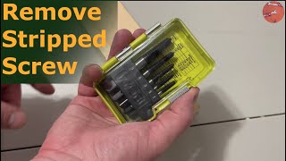 Remove a Stripped Screw with Screw Extractor  FINAL