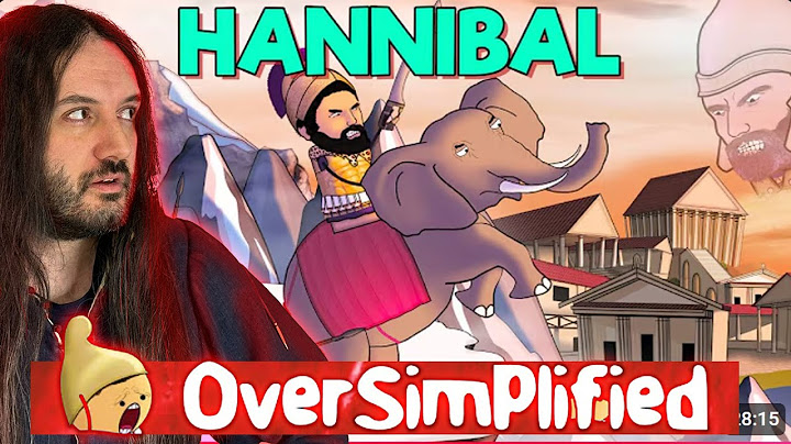 OVERSIMPLIFIED Second Punic War Video Is Good But Their Hannibal is...