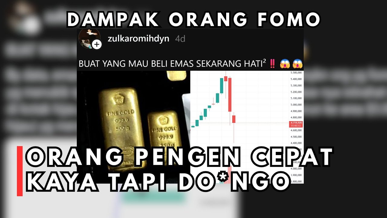 Kenapa Orang Panik Pas Harga Emas Turun