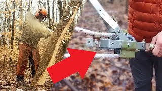 Best Leaner Tree Winch Ever.