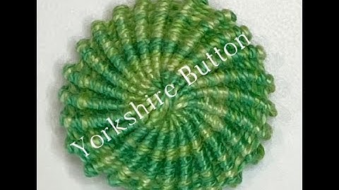 The Yorkshire Button for Left Handed and Right Handed Stitchers