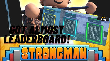 Strongman Simulator Auto Farm SCRIPT! BEST GUI! GET ALMOST LEADERBOARD ROBLOX