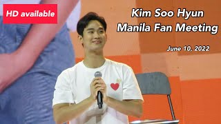 Kim Soo Hyun OPENING + Interview  BENCH fan meeting Manila Philippines 06102022