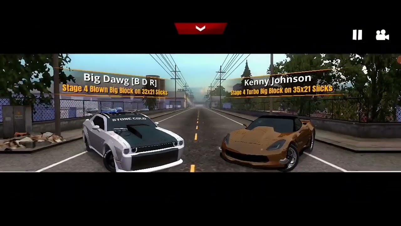 No limit drag racing 2.0 tune Fastest Corvette on 28s vs Challenger on