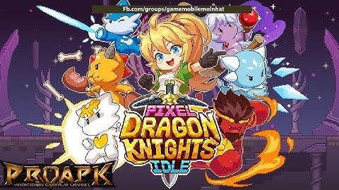 Pixel Dragon Knights: Idle RPG gameplay ANDROID