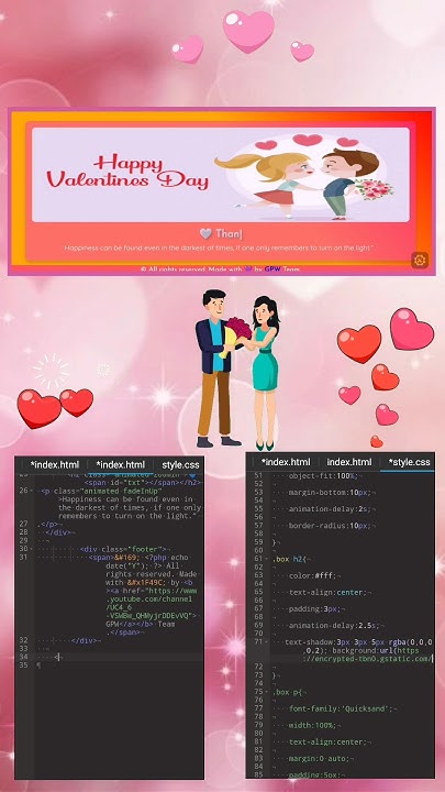Show Your Love with HTML and CSS: A Valentine’s Day Coding # ...