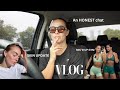 Vlog  weekend vlog with a very honest chat skin update  micd up gym session