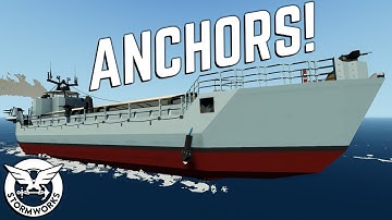 Working Anchors! - Twin Tank Landing Craft - Stormworks Search and Destroy