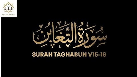 Surah At-Taghabun | سورة التغابن | Beautiful Quran Tilawat Without Translation