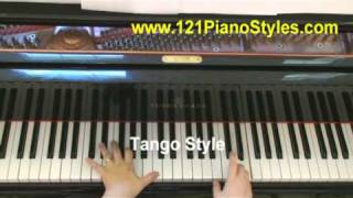 121 Left Hand Piano Styles Lessons: Yoke Wong