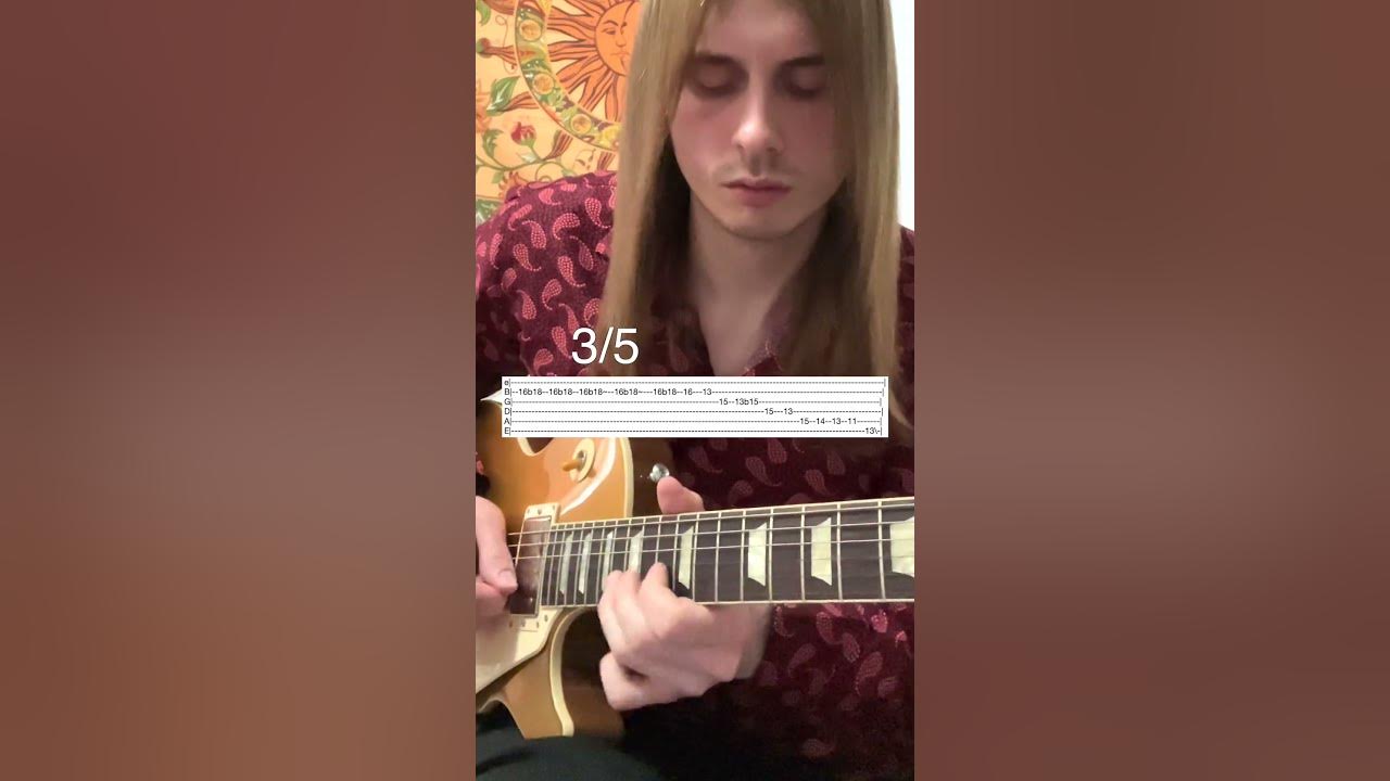 Aerosmith - Dream On (Guitar Solo Cover) With Tabs