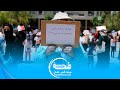 أسر العمال المطرودون من أمانور يحتجون أمام مقر ولاية الجهة بطنجة 