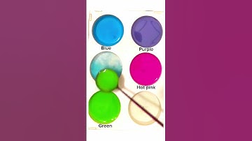 Making new colors satisfying color mixing  #colormixing #satisfying #asmrsounds