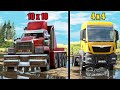 10x10 Truck wheels vs 4x4 Truck wheels - Beamng drive